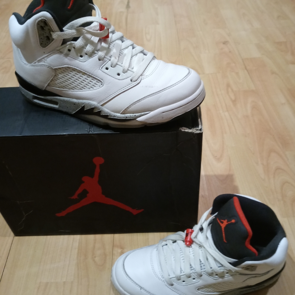 Jordan 4s cement....